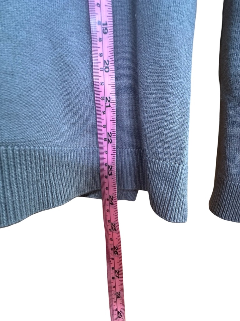 Golftini V-Neck Long Sleeve Sweater - Gray size M - Picture 6 of 10